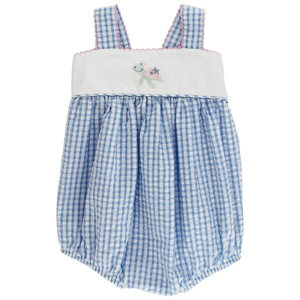 Turtle Woven Bubble w/ Bow – The Ruffled Stork