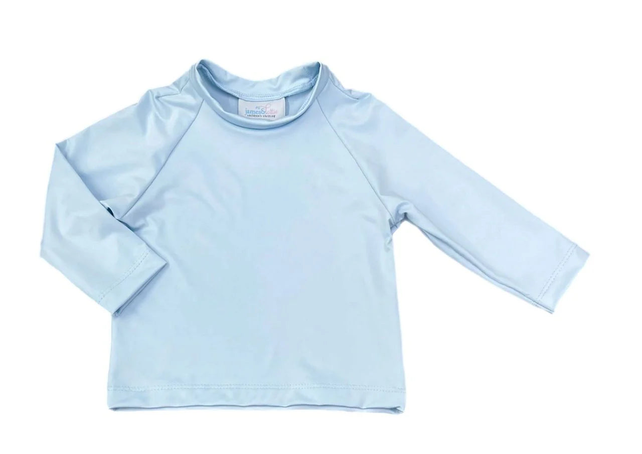 Light Blue Rash Guard – The Ruffled Stork