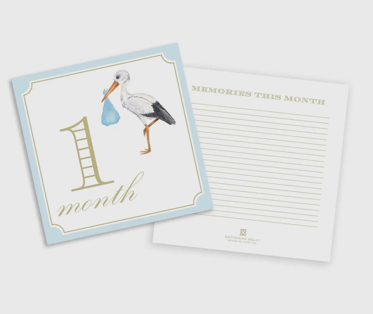 Classic Boy Milestone Cards – The Ruffled Stork