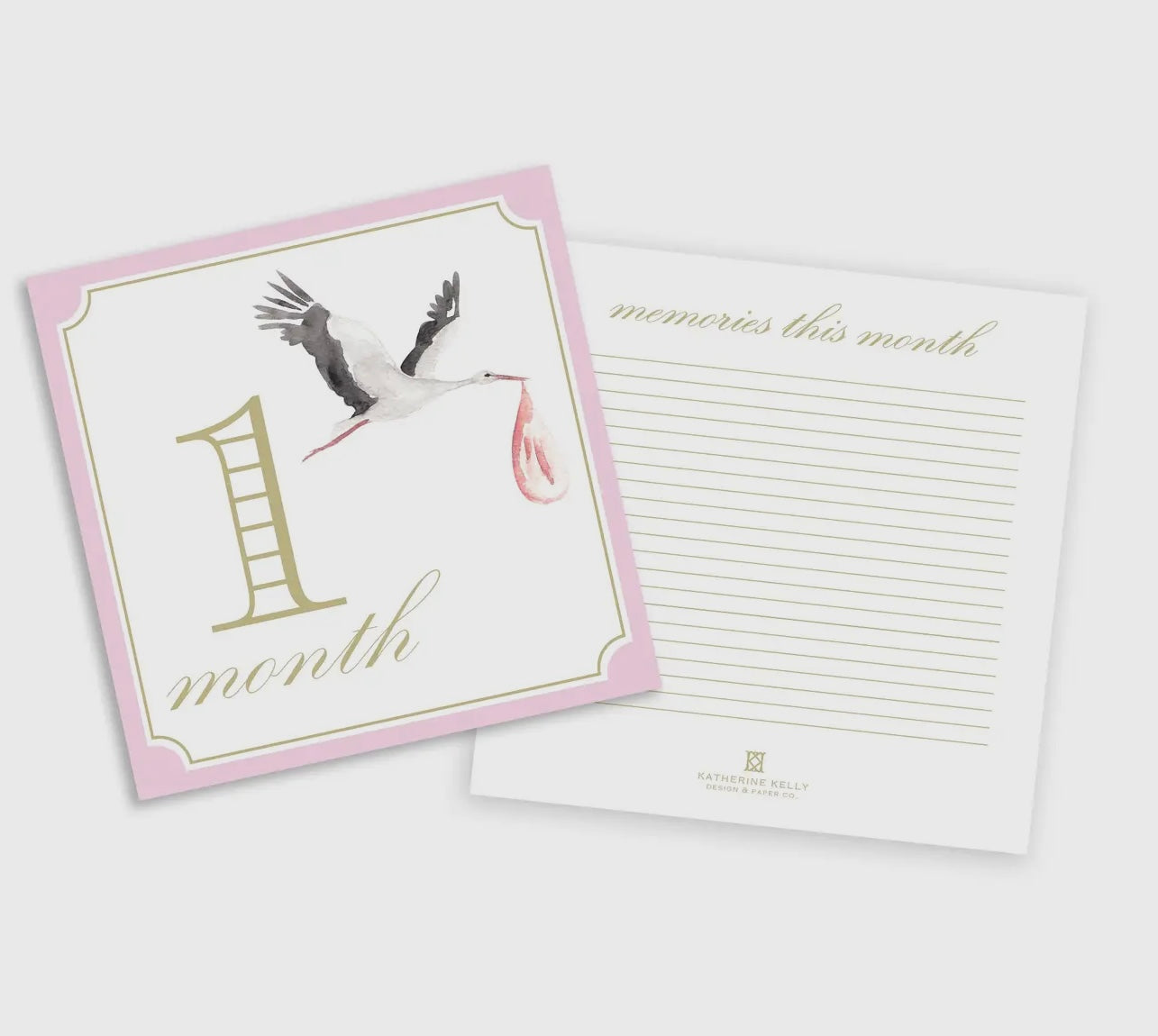 Classic Girl Milestone Cards – The Ruffled Stork