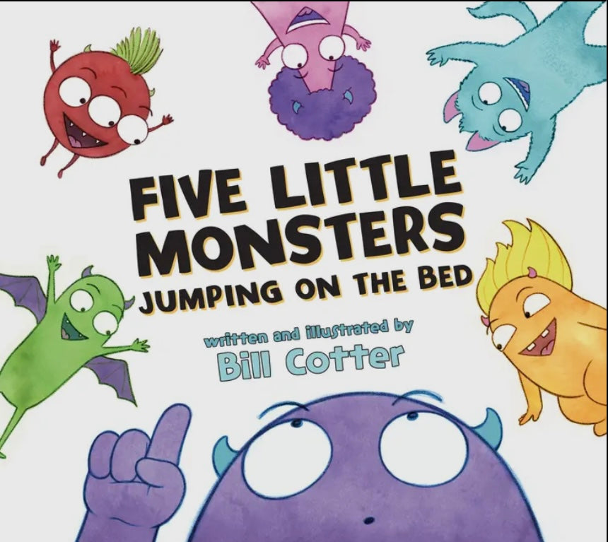 Five Little Monsters Jumping on the Bed – The Ruffled Stork