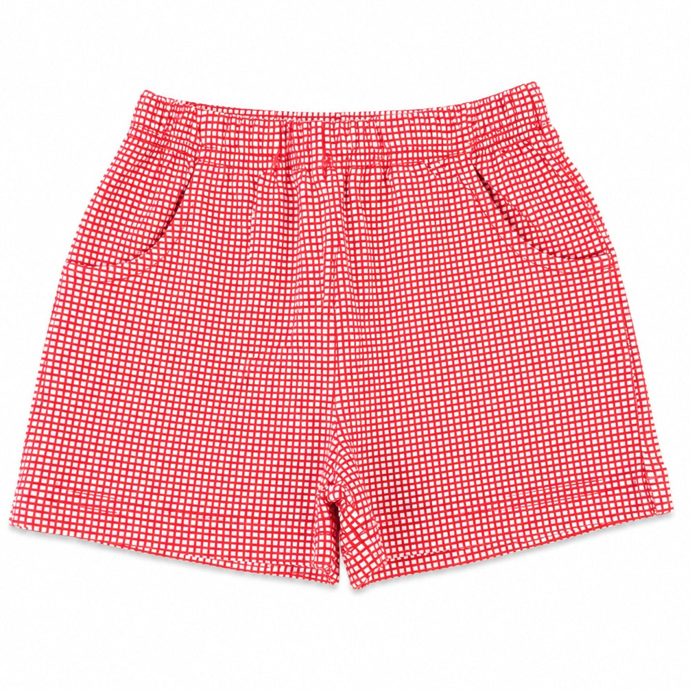 Red Gingham Shorts – The Ruffled Stork