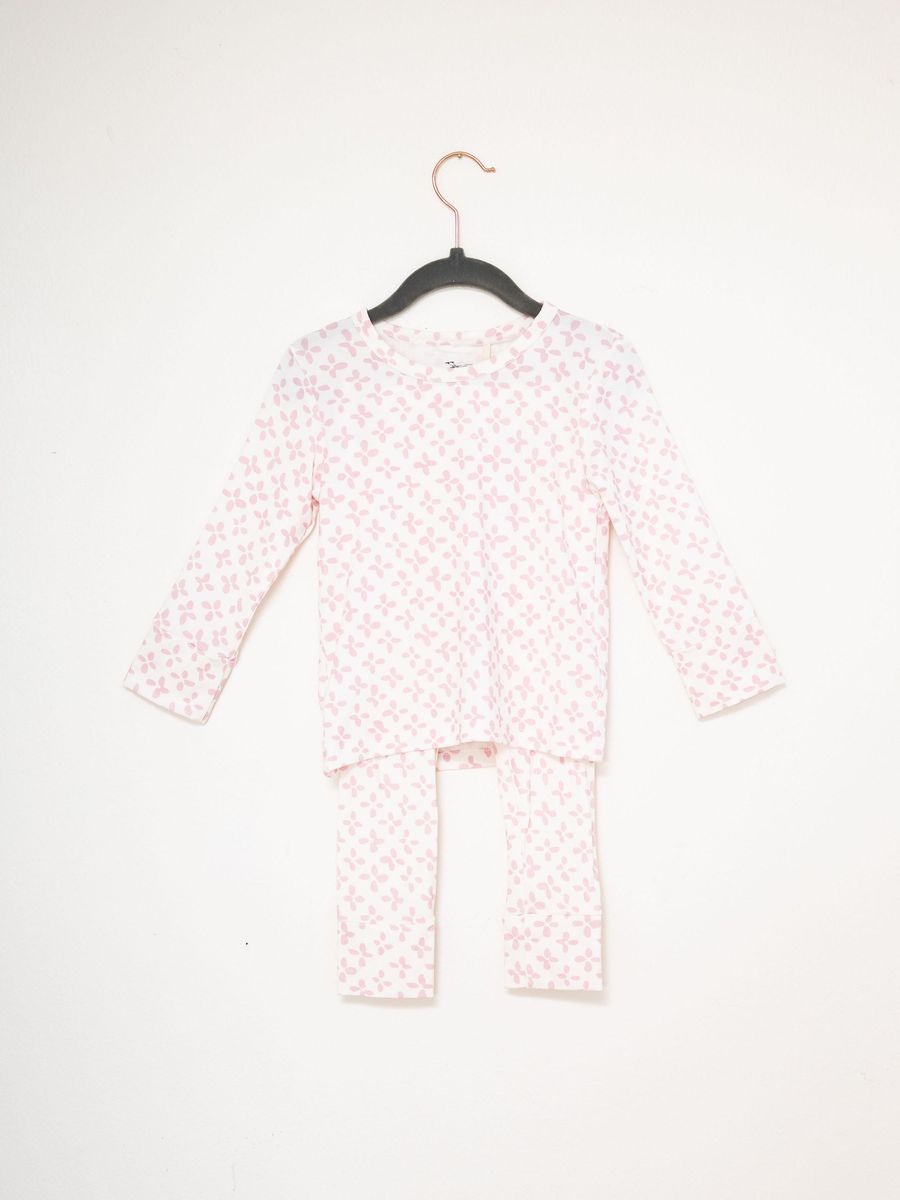 2 Piece Pajama - Pink Clover