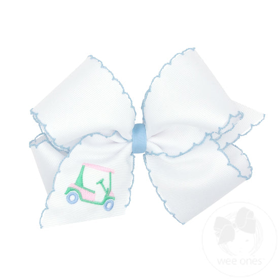 Golf Cart Embroidered Bow