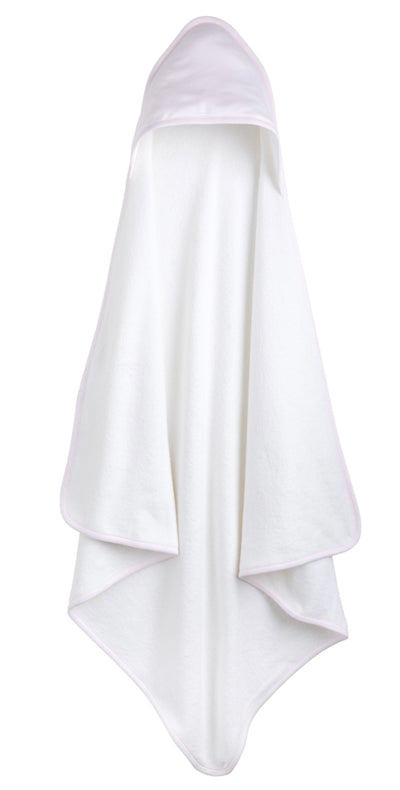 Hooded Towel - Pink Stripe