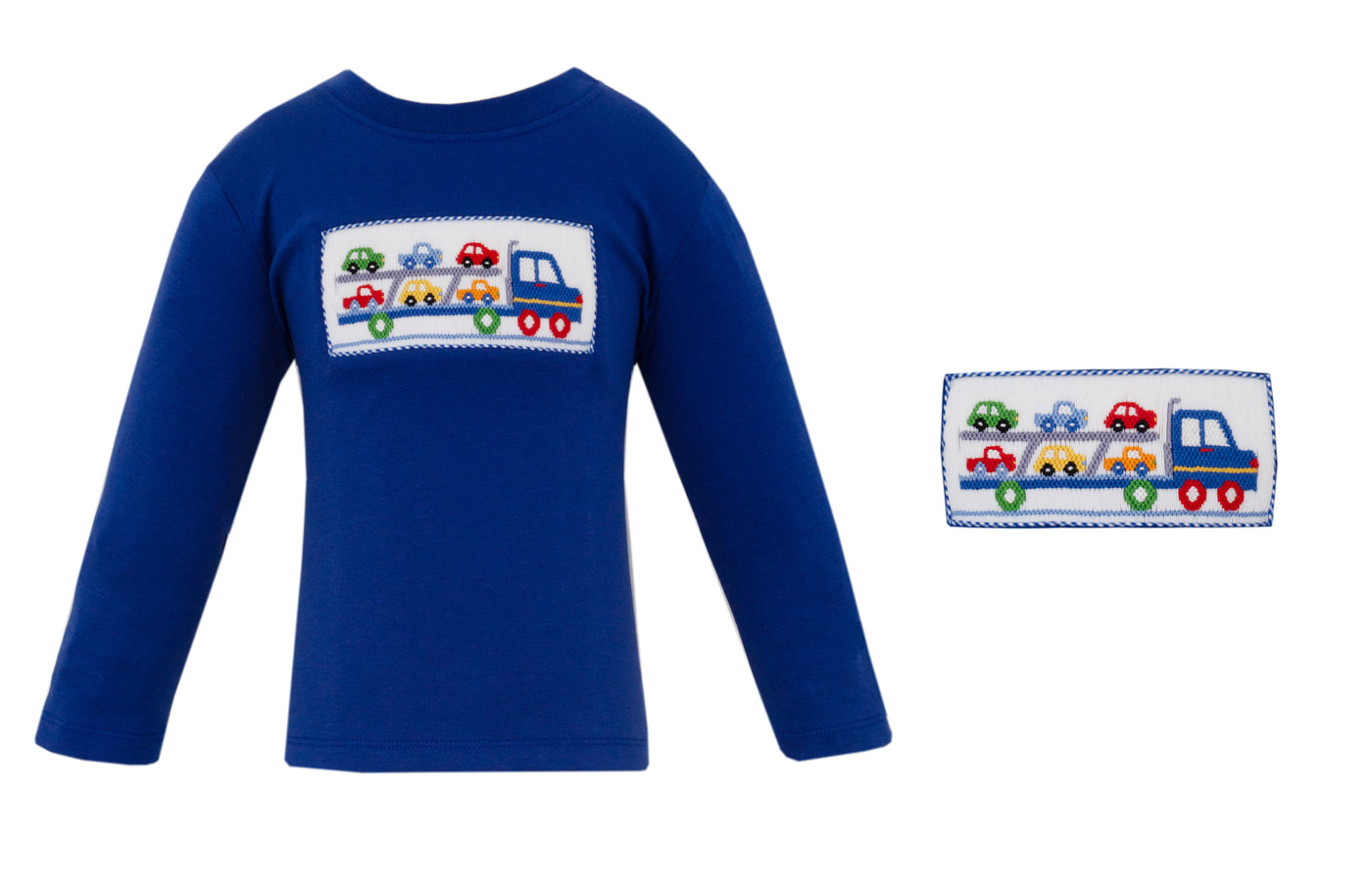 Trailer Trucks Smocked T-Shirt