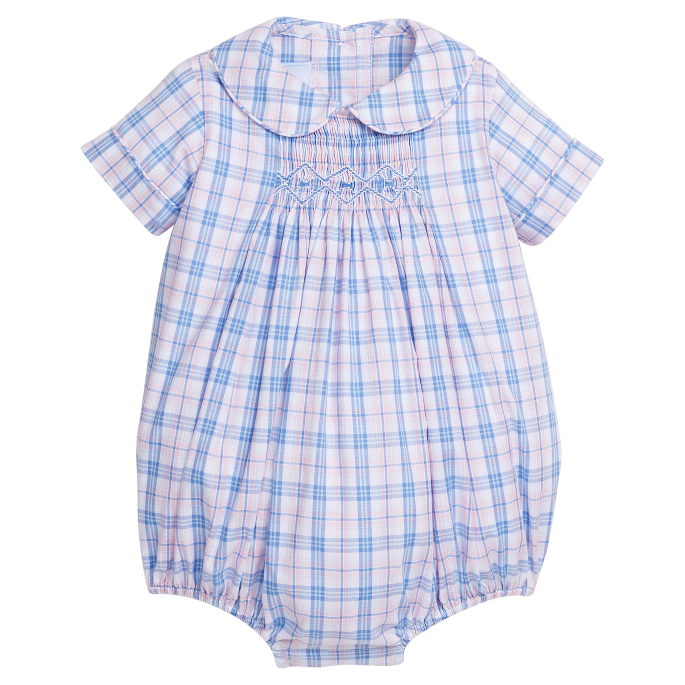 Chest Smocked Bubble - Albany Plaid