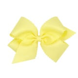 Light Yellow Scalloped Bow