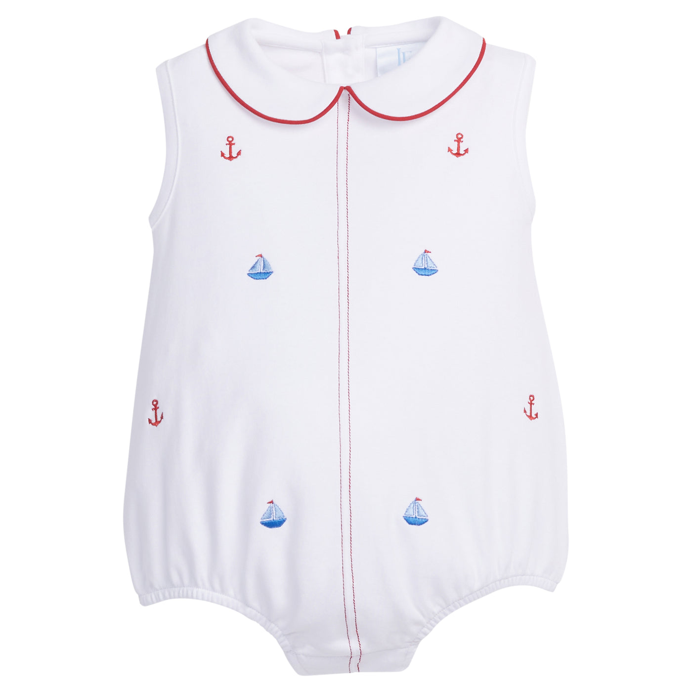 Embroidered Peter Pan Bubble - Nautical