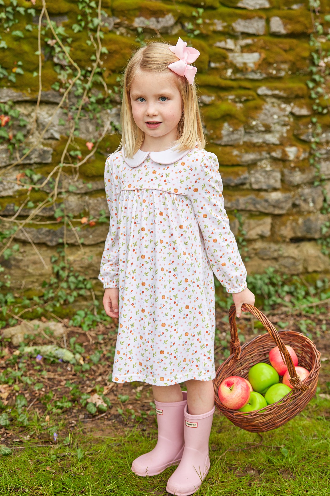 Evelyn Dress - Pumpkin Floral