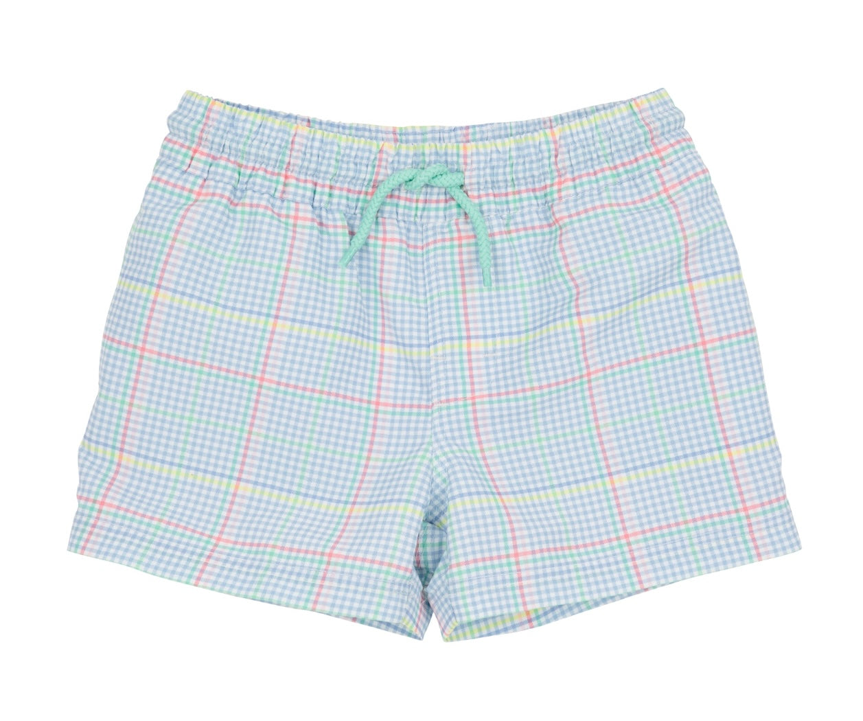 Tortola Swim Trunks - Piccadilly Plaid/Grace Bay Green