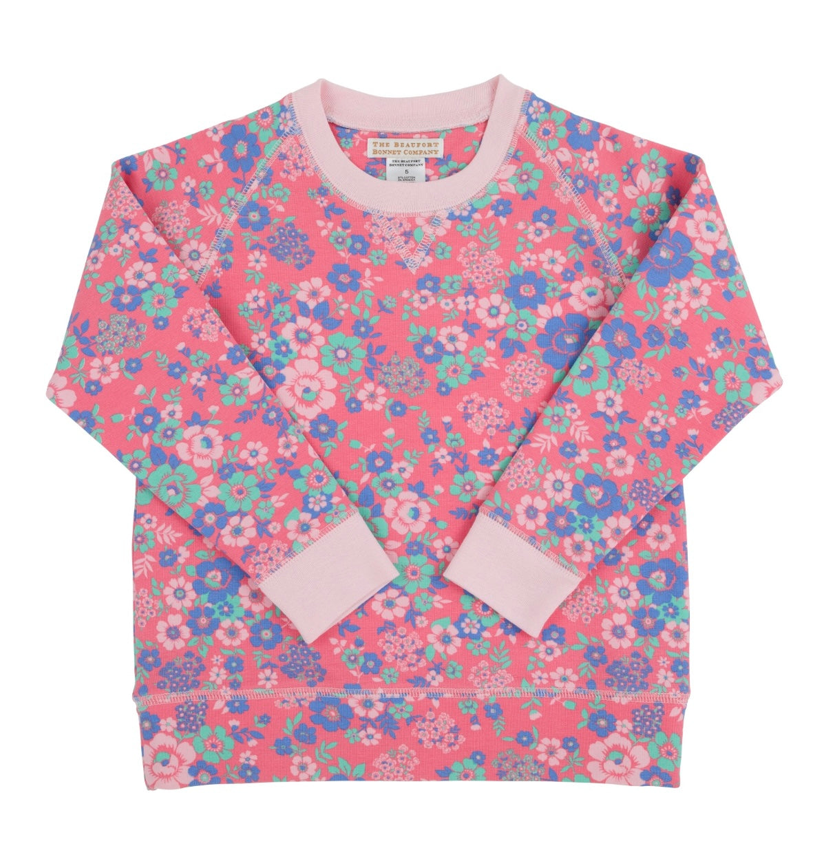 Cassidy Comfy Crewneck - French Terry- Mt Paran Mini Floral