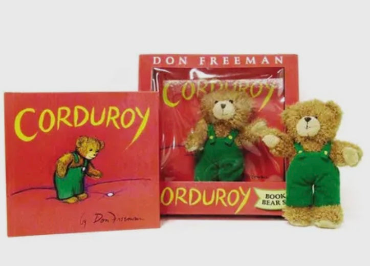 Corduroy Book/Bear Set