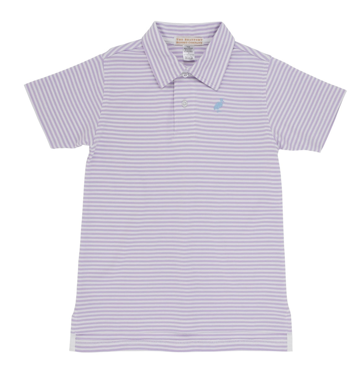Prim and Proper Polo - Lauderdale Lavender Stripe
