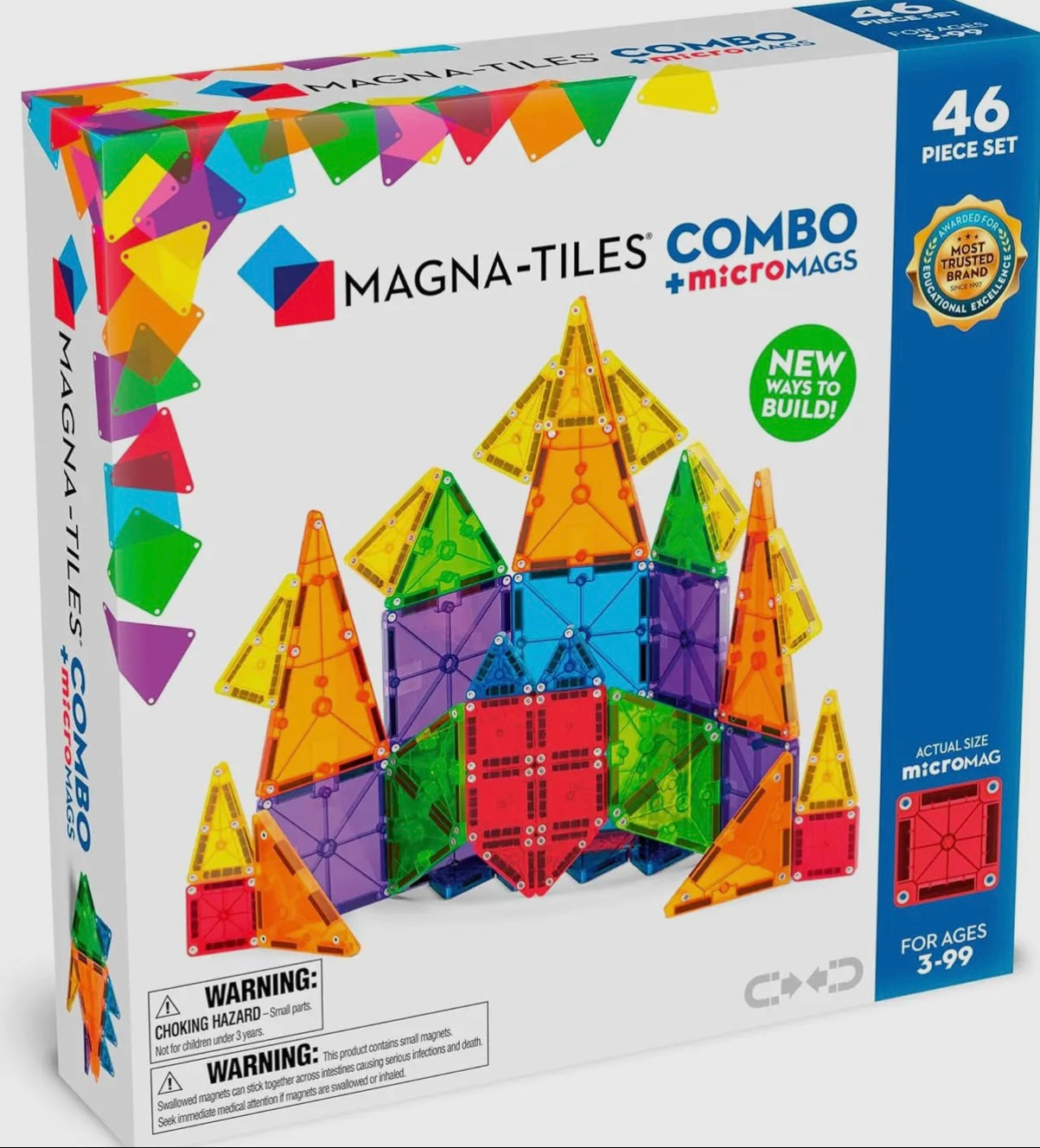 Magna-Tiles Combo 46-Piece Set