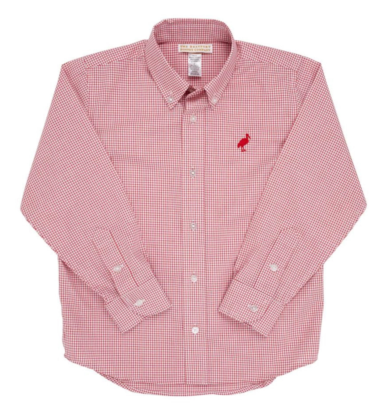 Dean’s List Dress Shirt - Richmond Red Windowpane