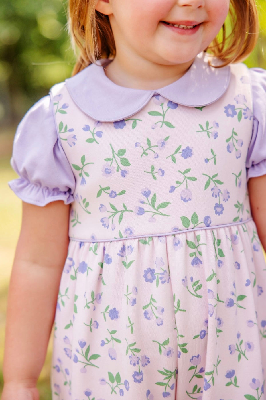 Maude's Peter Pan Collar Shirt - Lauderdale Lavender