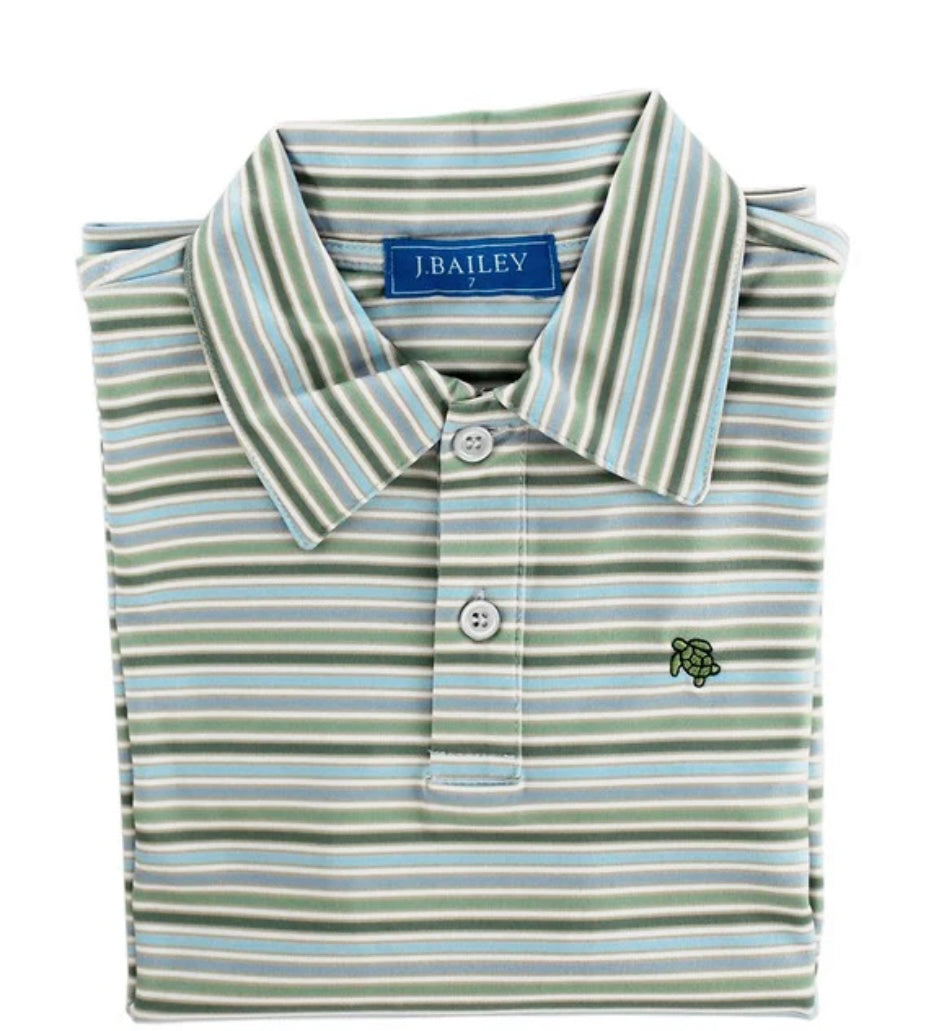 Harry L/S Performance Polo - Pine