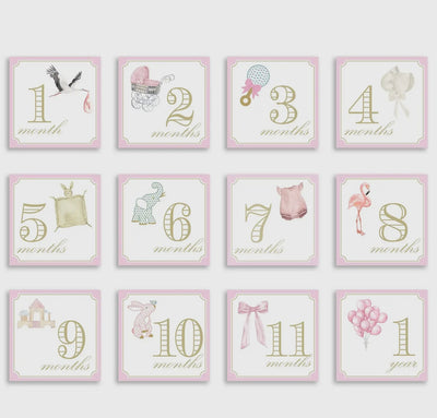 Classic Girl Milestone Cards