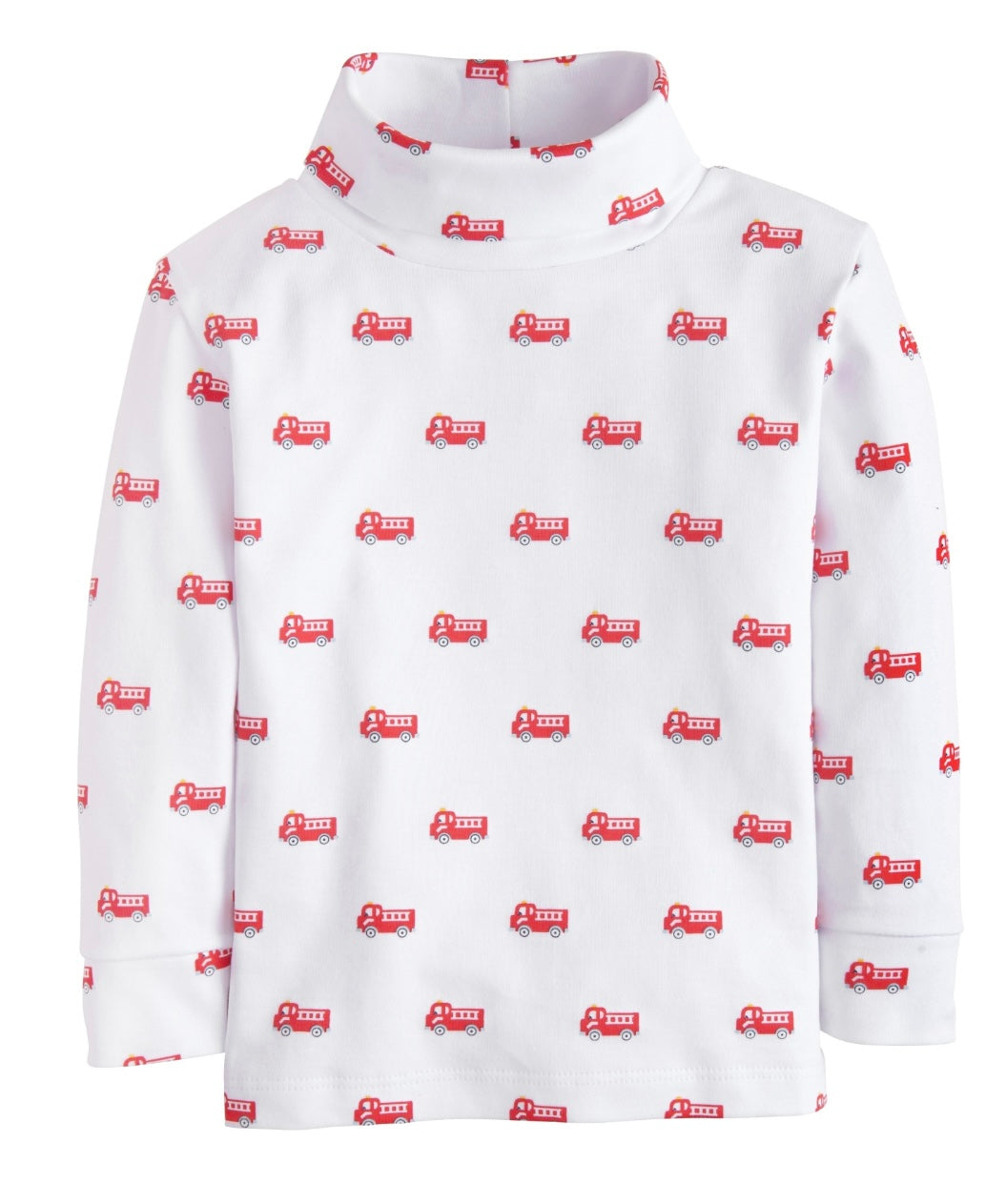 Printed Turtleneck - Fire Truck