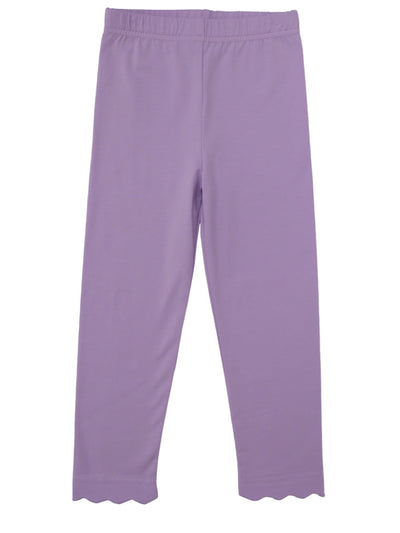 Reagan Top/Scallop Leggings Set - Lavendar