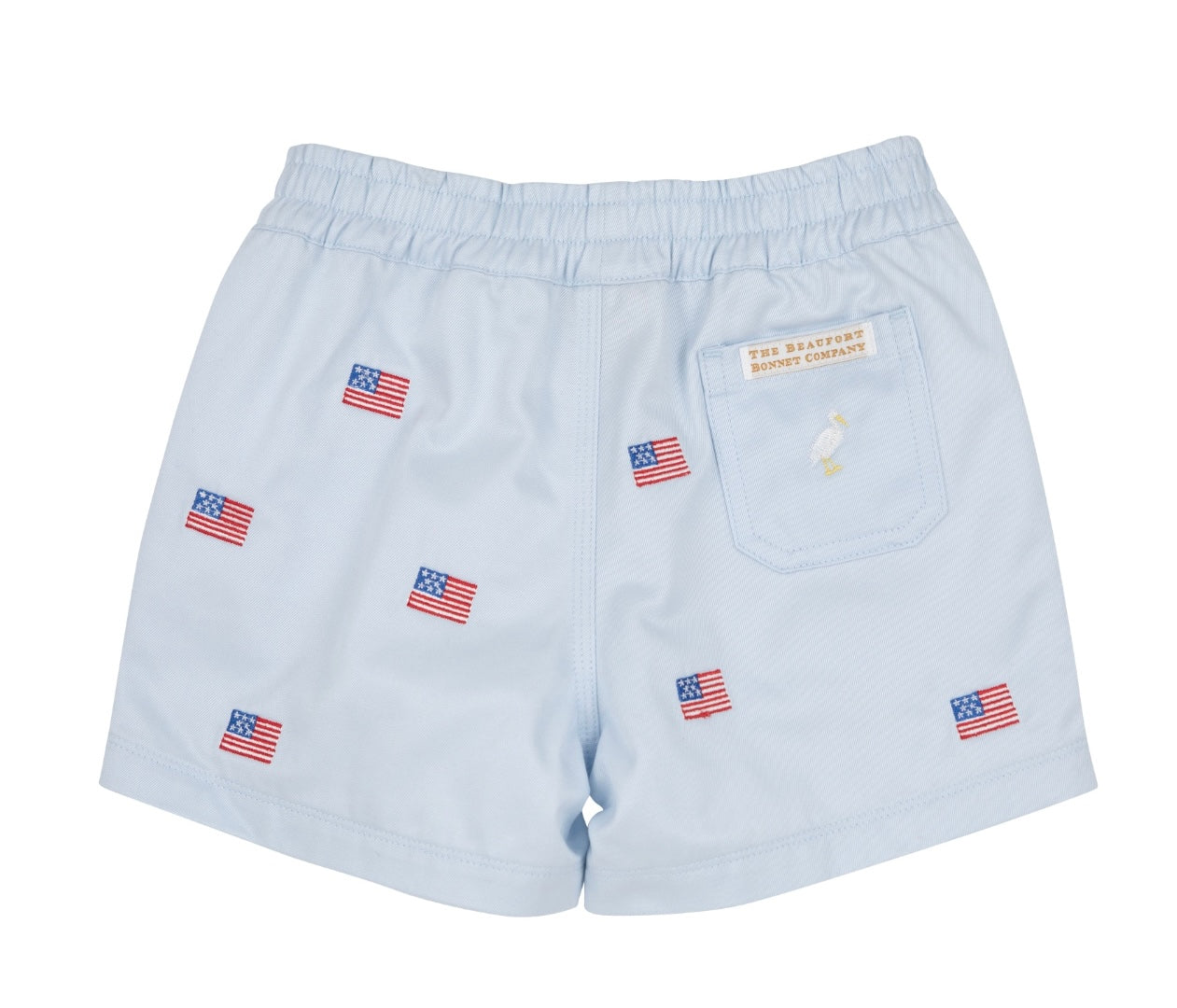 Critter Sheffield Shorts - Buckhead Blue w/ American Flags