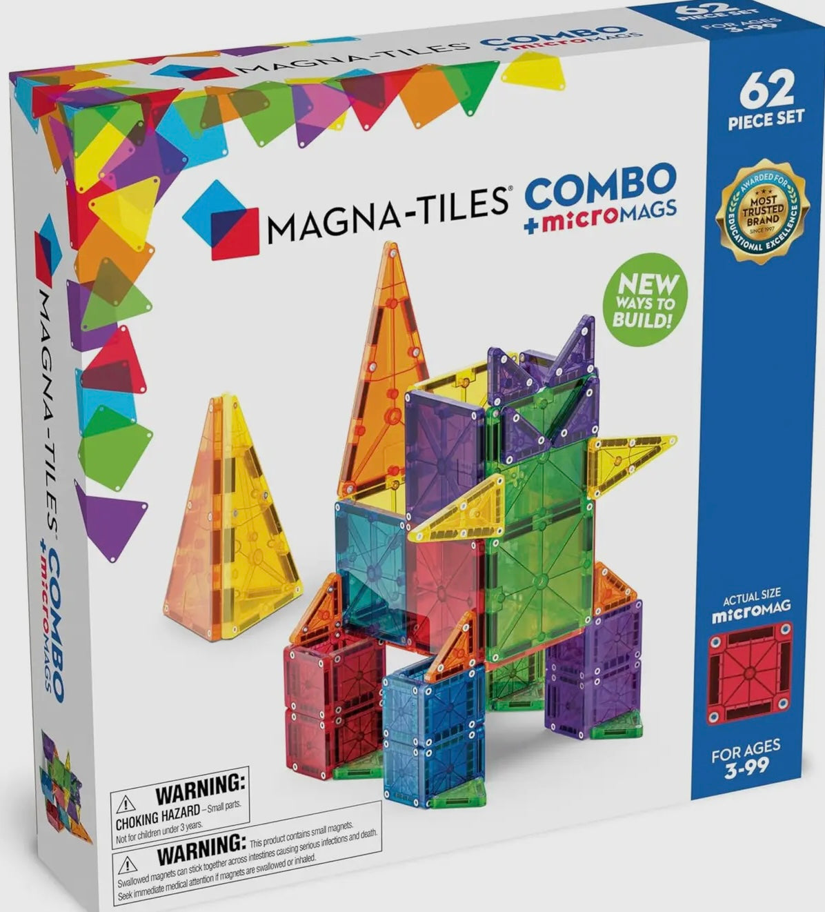 Magna-Tiles Combo 62-Piece Set