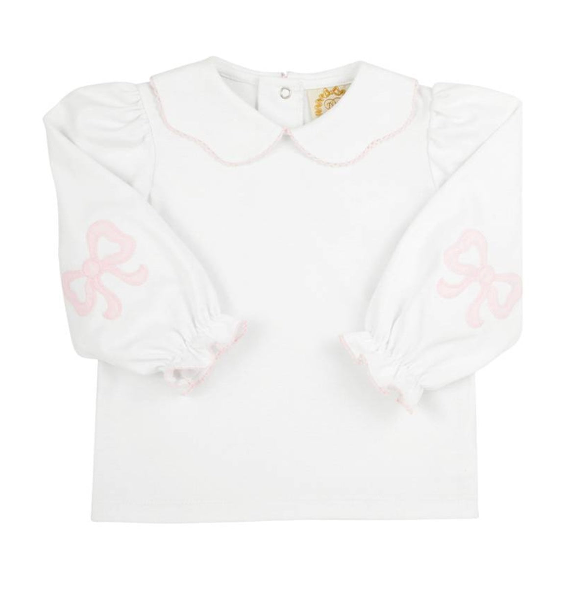 Emma's Elbow Patch Top - Palm Beach Pink