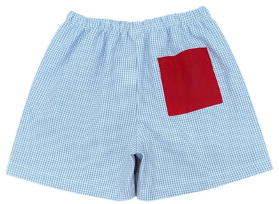 Conrad Shorts Patriotic Seersucker