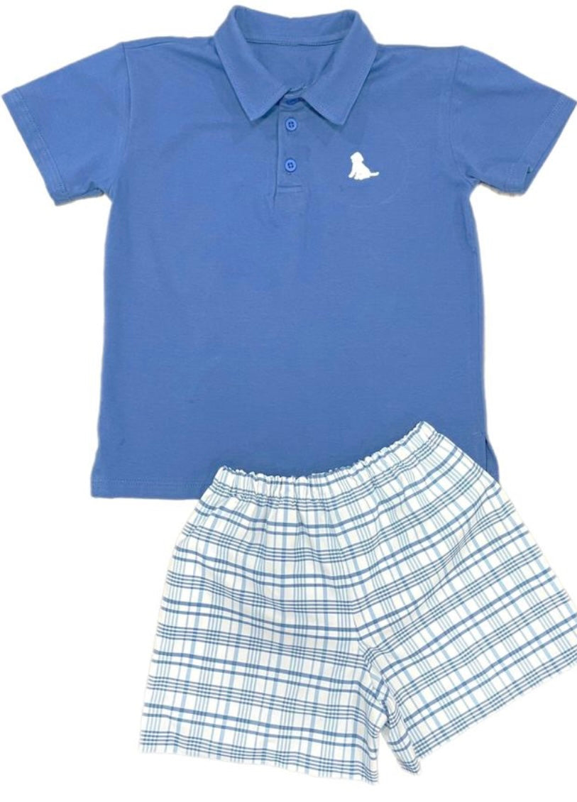 Conrad Shorts - Blue Plaid