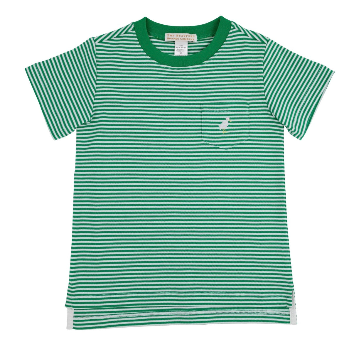 Carter Crewneck - Kiawah Kelly Green Stripe