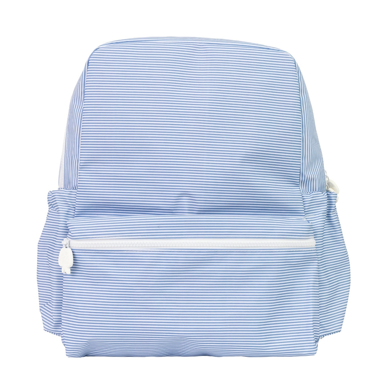 The Small Backpack- Navy Mini Stripe