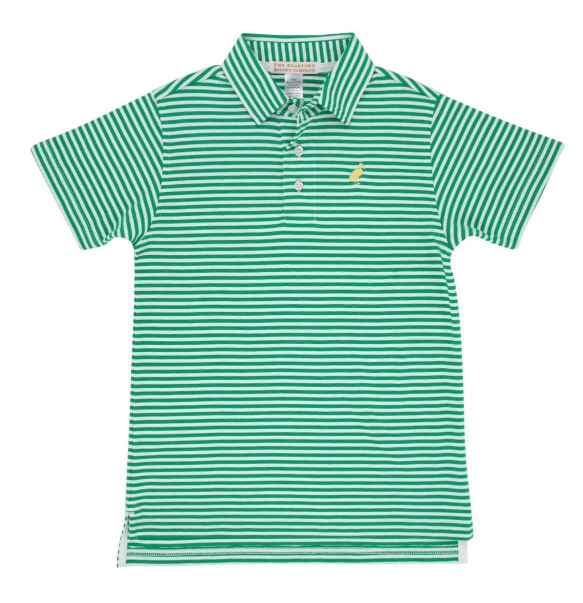Prim and Proper Polo - Kiawah Kelly Green Stripe