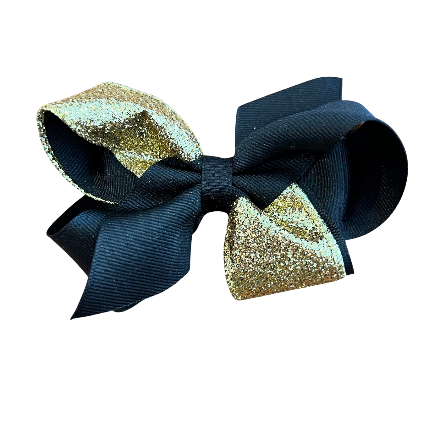 Black & Gold 2-tone Bow