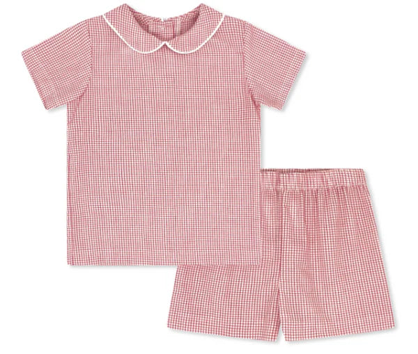 Sibley Short Set - Redford Red Windowpane