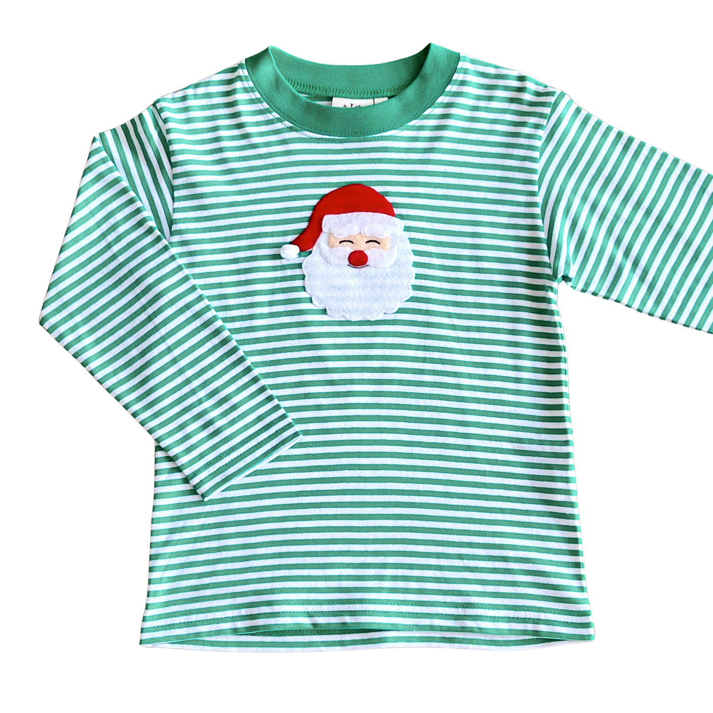 Santa Long Sleeve Stripe T-Shirt