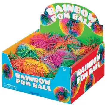 Rainbow Pom Ball