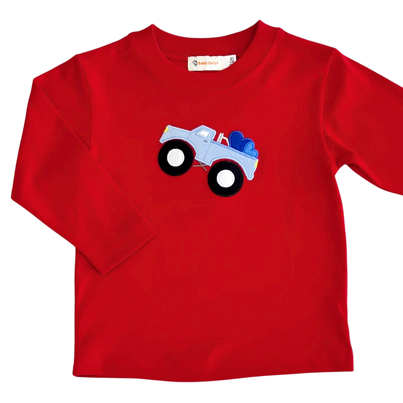 Heart Truck Red Long Sleeve T-Shirt