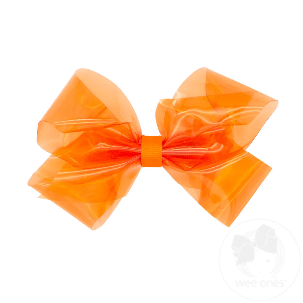 Orange Vinyl Bow