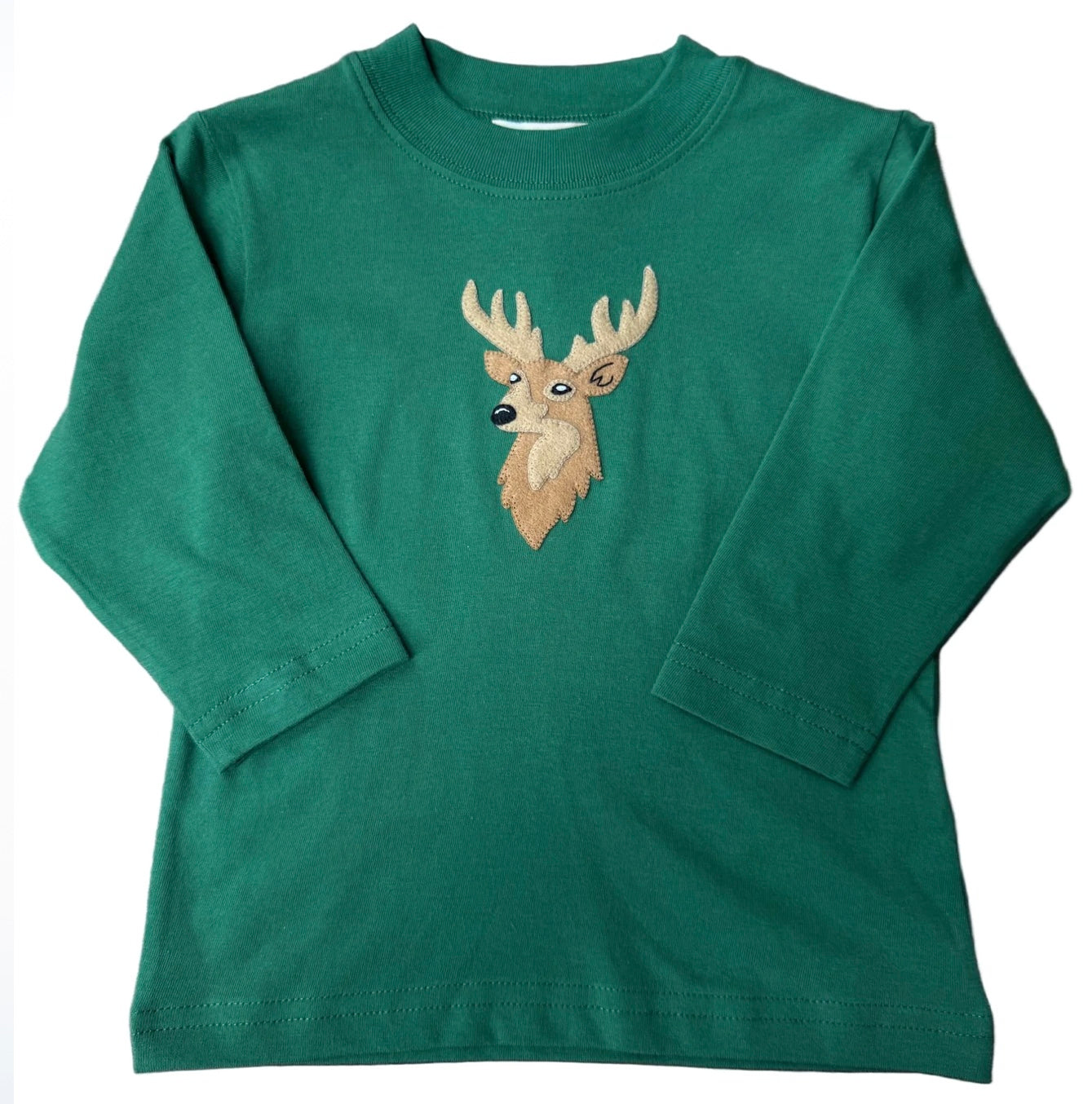 L/S Hunter Green T-Shirt - Buck Head