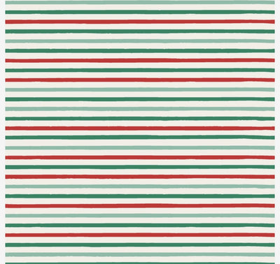 William Knit Long Bubble - Christmas Stripe