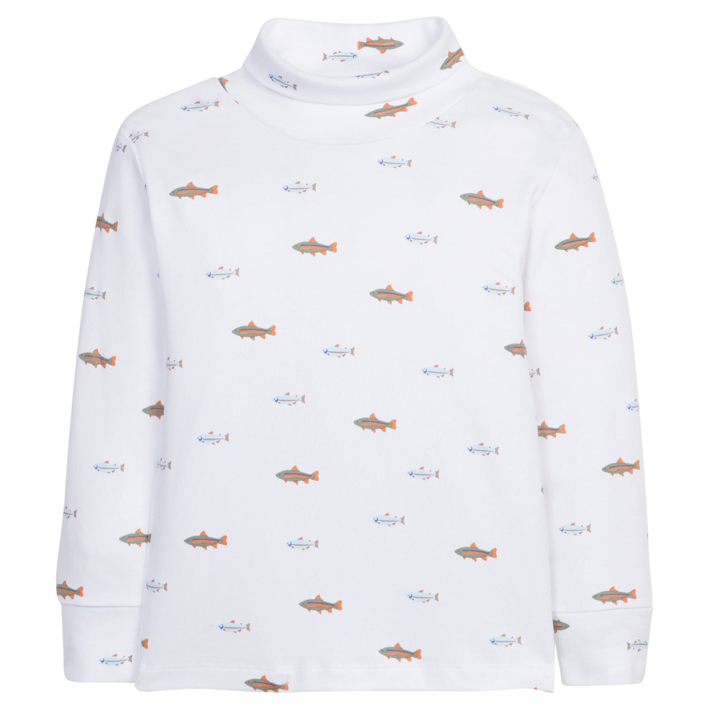 Printed Turtleneck - Fish