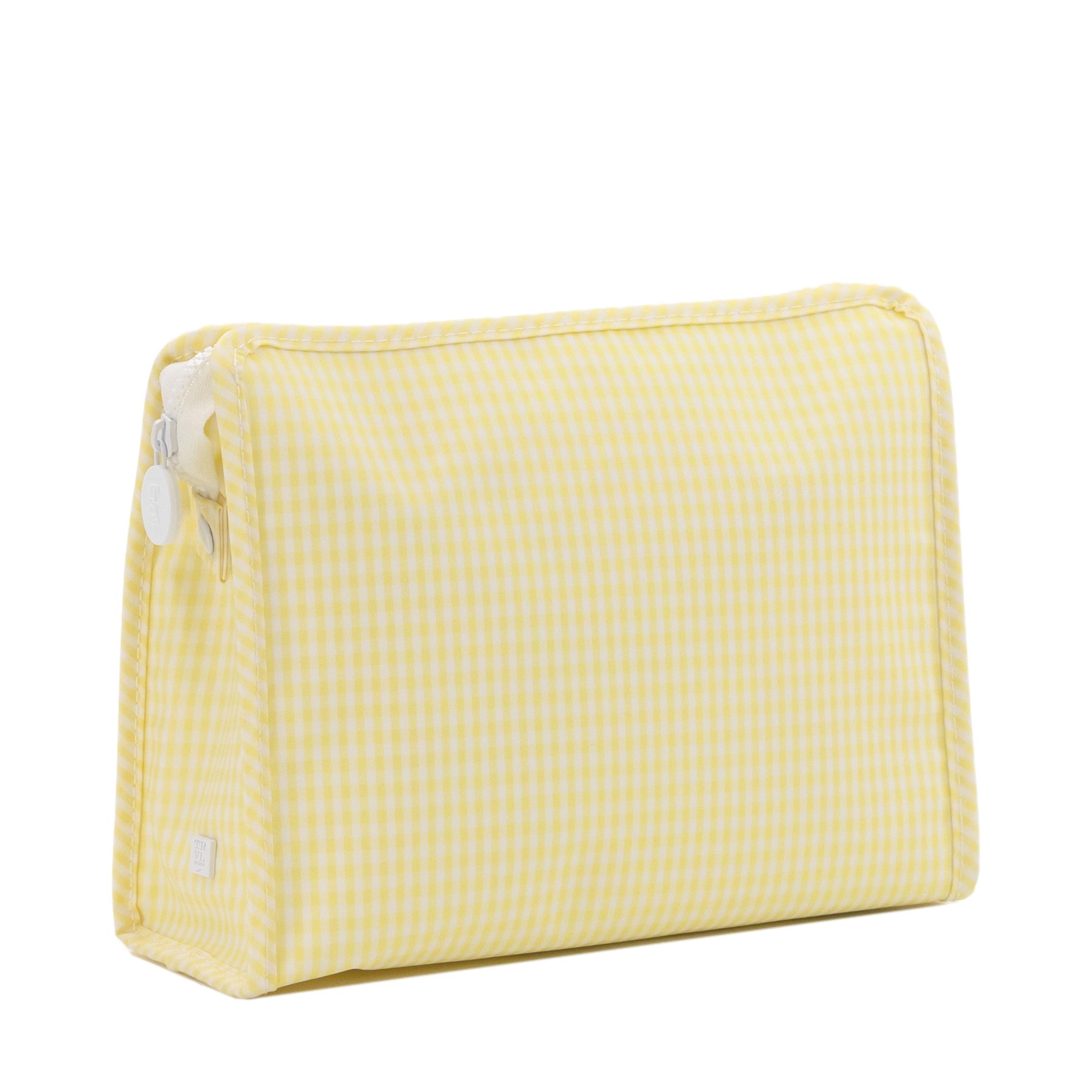 Medium Roadie - Butter Yellow Gingham – The Ruffled Stork