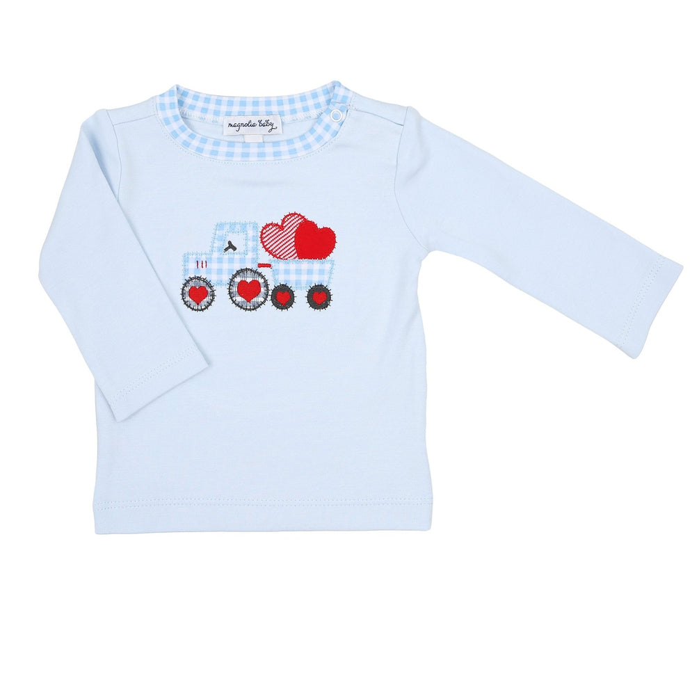 Tractor Full of Love Applique Shirt