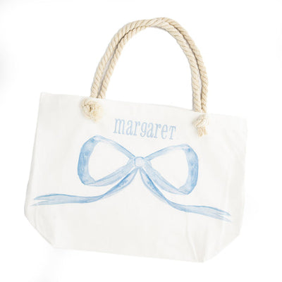 Bow Canvas Tote