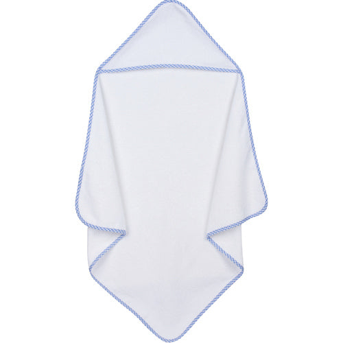 Hooded Blue Gingham Towel