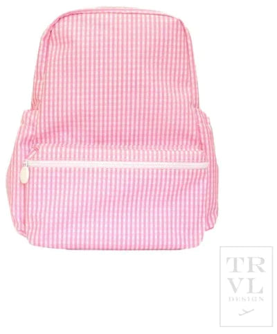Gingham Backpacker - Pink
