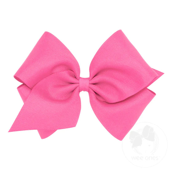 Hot Pink Classic Bow