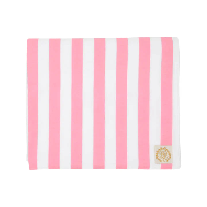 Bishop Beach Towel - Pinckney Pink Stripe